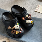 饰鞋 洞洞鞋 配饰女装 花适配卡洛驰洞洞鞋 扣 配饰diy零食小熊crocs鞋