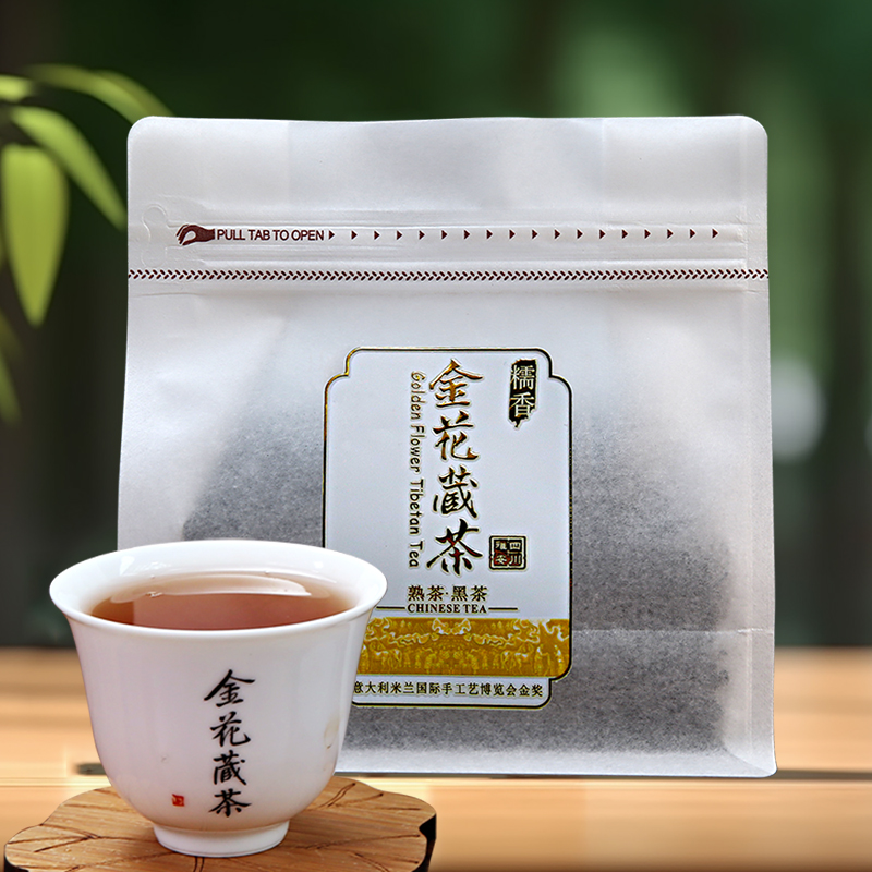 糯香奶香金花雅安藏茶四川黑茶