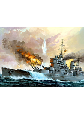 Warship军事数字油画手工diy填色画涂色解压装饰画