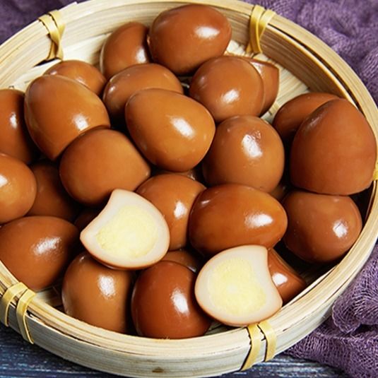 3【特价200只】乡吧佬卤蛋五香茶叶蛋无巴壳卤鸡蛋零食整箱免邮
