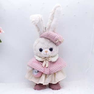 新款大侦探系列星黛露毛绒玩具公仔骨架款露露饼饼白色露露兔兔