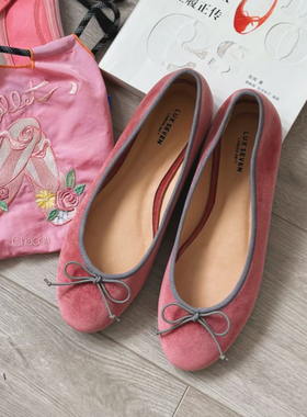 会员福利 | 粉色少女心 多巴胺蝴蝶结芭蕾鞋 舒适平底鞋女