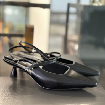 通勤晚宴皆尖头猫跟鞋高跟