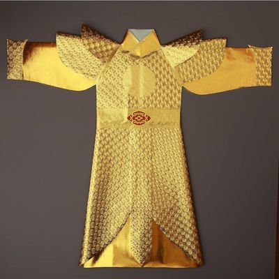 金色铠甲战袍定制纸衣服