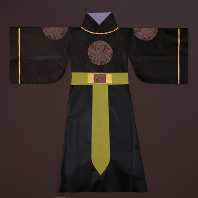 精品仙衣纸袍常服纯色男款