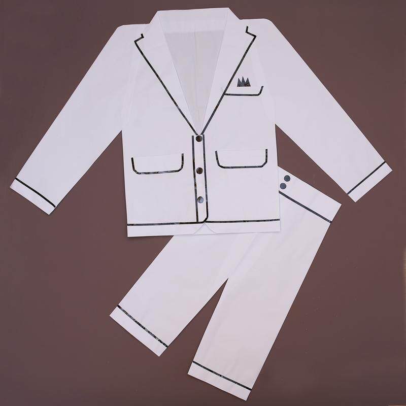 纸衣服手工定制男款西装套装纸质西服正装公子款上衣裤子现代装