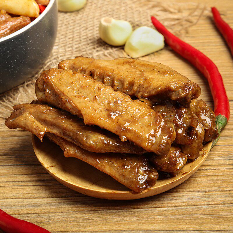 甘家界柠檬鸭250g鸭翅冷鲜盒装广西南宁特产非遗名菜美食真空包装