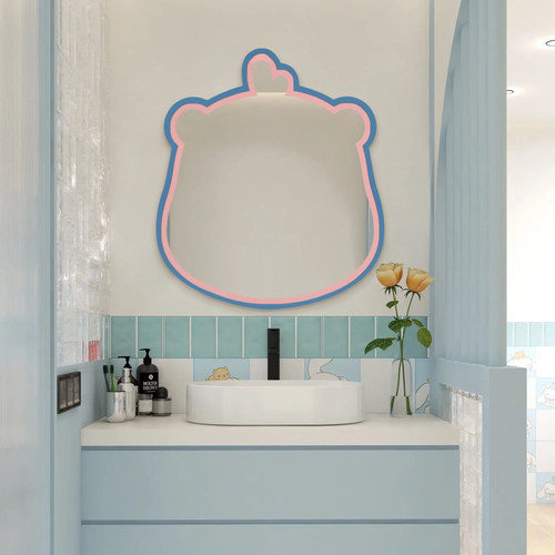 卡通露比创意led智能浴室镜