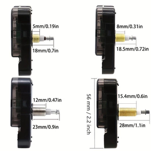高档钟表diy机芯太阳12888跳秒I轴大扭力机芯家用卧室客厅贴墙