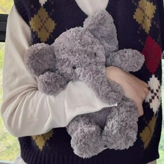 英国正品jellycat阿奇博尔德大象白熊毛绒公仔儿童玩具玩偶送礼物