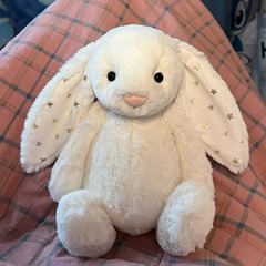 英国jELLYCAT害羞邦尼兔安抚毛绒玩具女生睡觉抱枕玩偶八音盒拉铃