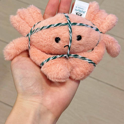 jellycat螃蟹龙虾谢尔顿虾寄居蟹