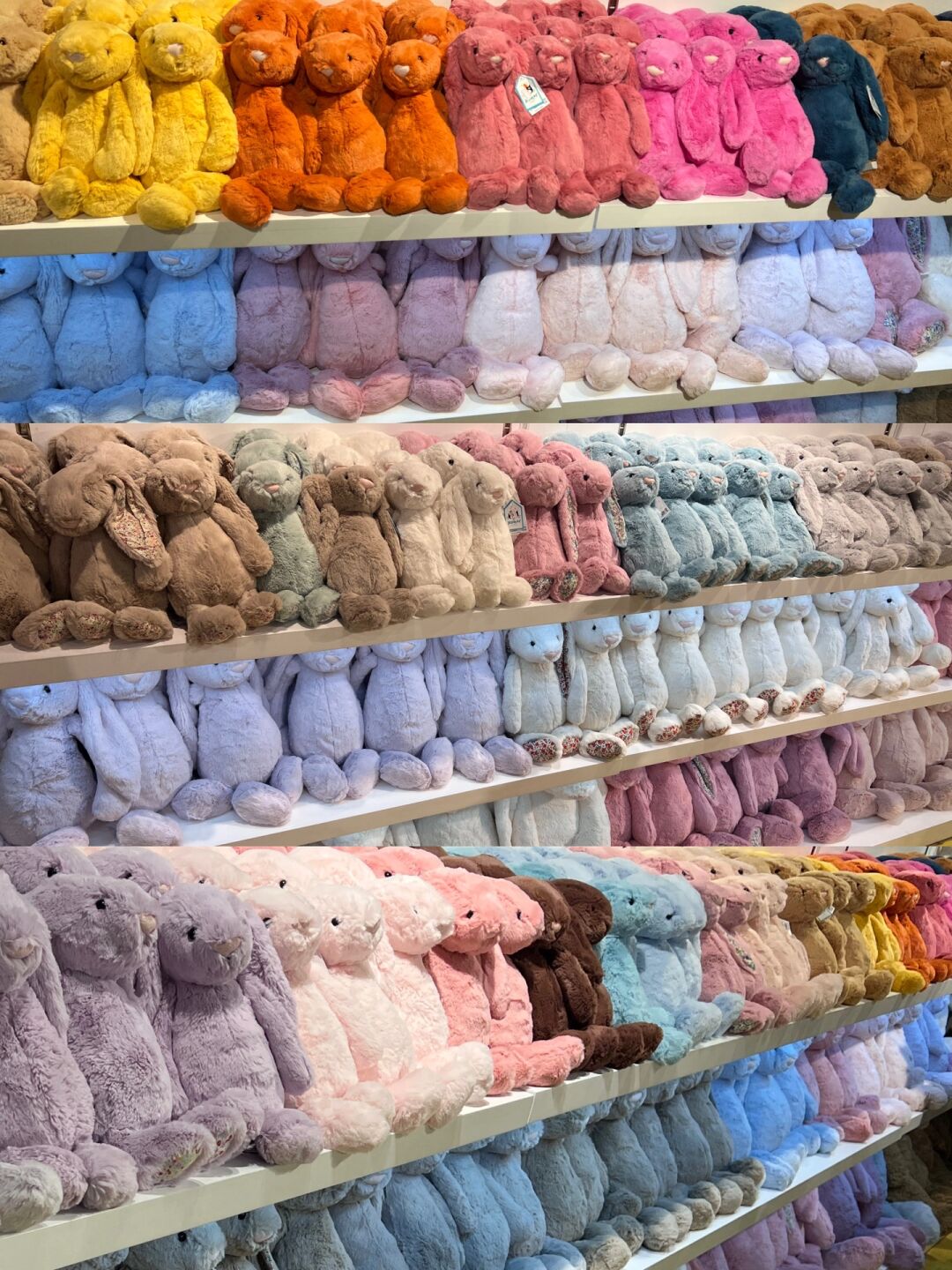 jellycat邦尼兔米棕蓝色白色银灰