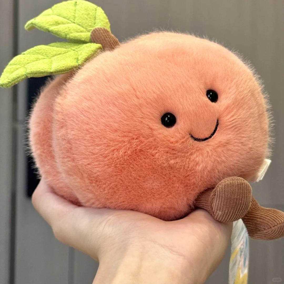 jellycat趣味桃子生姜茄子玩偶