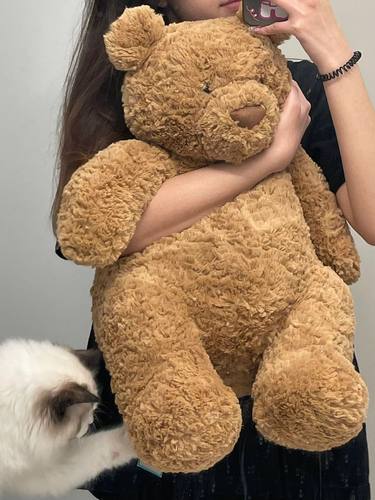 jellycat巴塞罗熊浴袍玩偶茄子熊