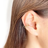 日本日系 单只价 S925银耳骨夹 甜美可爱 小巧蝴蝶结