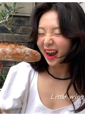 玛瑙石女fever同款简约百搭项链