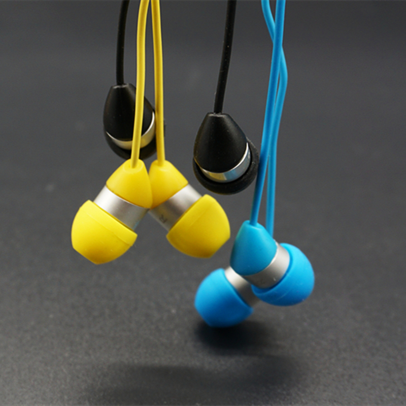 出口日本订单 多色通话带麦耳机 hifi重低音睡眠耳机小巧方便