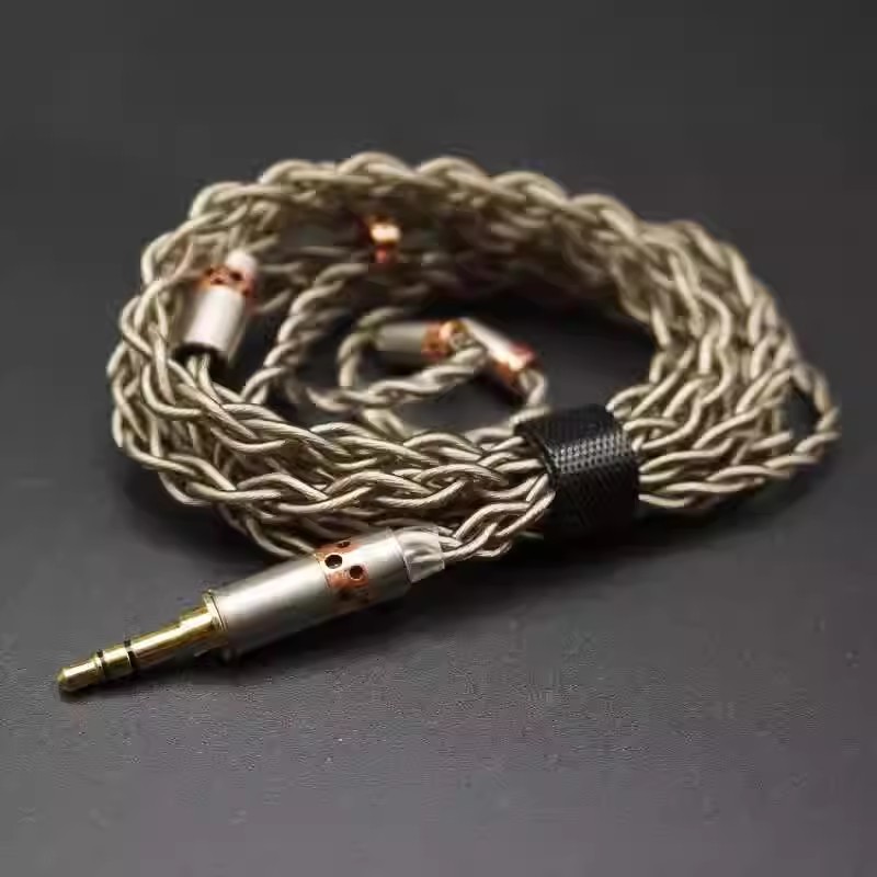 高端7n4股260芯粗线单晶铜MMCX插拔耳机升级线女毒SE535均衡SE846