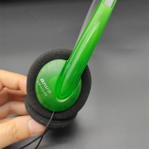 怀旧经典老爱华头戴式运动纯音通用M028模拟味道CD机时代配机耳机