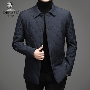 冬装 中年男士 外套爸爸棉袄保暖加厚棉衣 轻薄棉服男冬季 Dekase