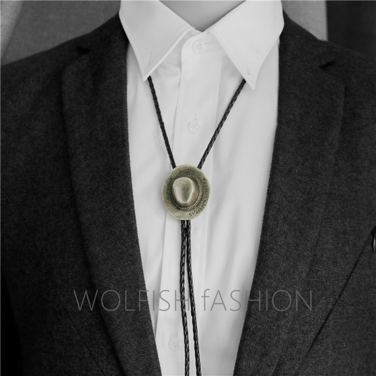 复古英伦bolotie牛仔波洛领带男