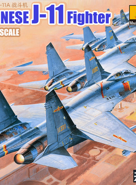 小号手拼装飞机模型 80398 中国歼-11战斗机1/48
