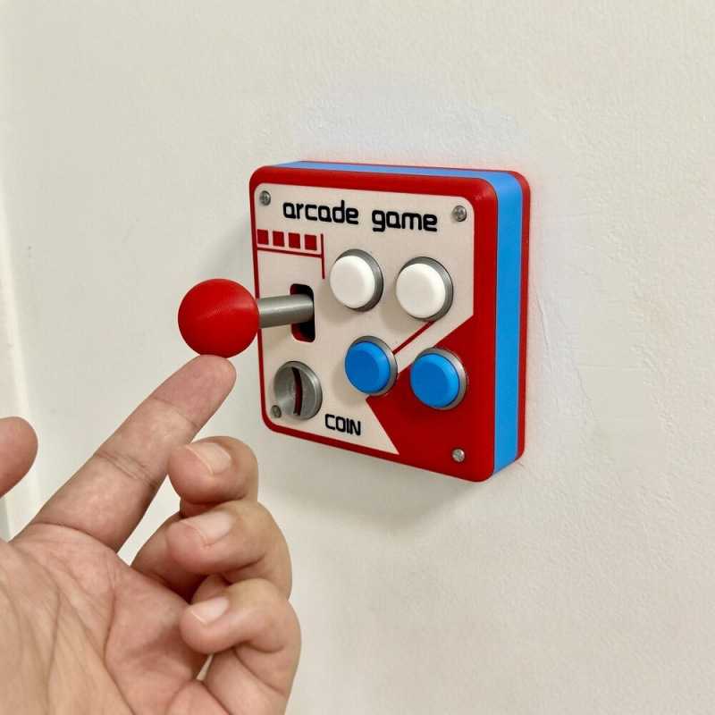 【重磅新品】86型复古街机趣味开关面板装饰改摇杆开关创意