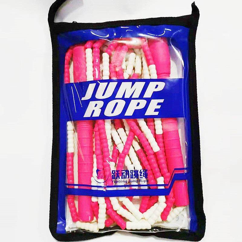学生团体花样跳绳花式竹节交互绳5米7米10米交互绳群体跳绳
