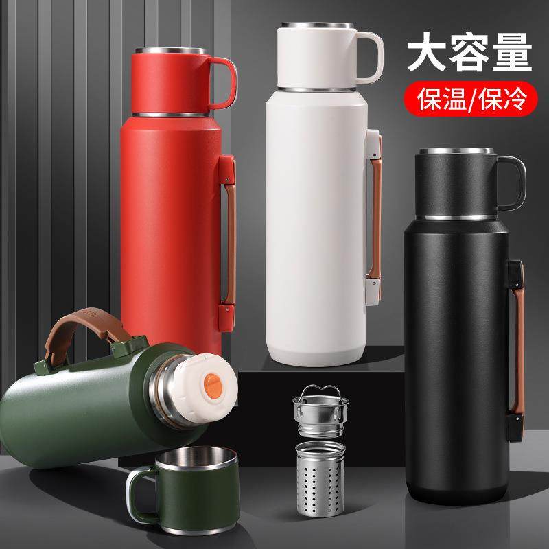 316大容量保温杯男士女高颜值不锈钢水杯户外便携杯子水热卖