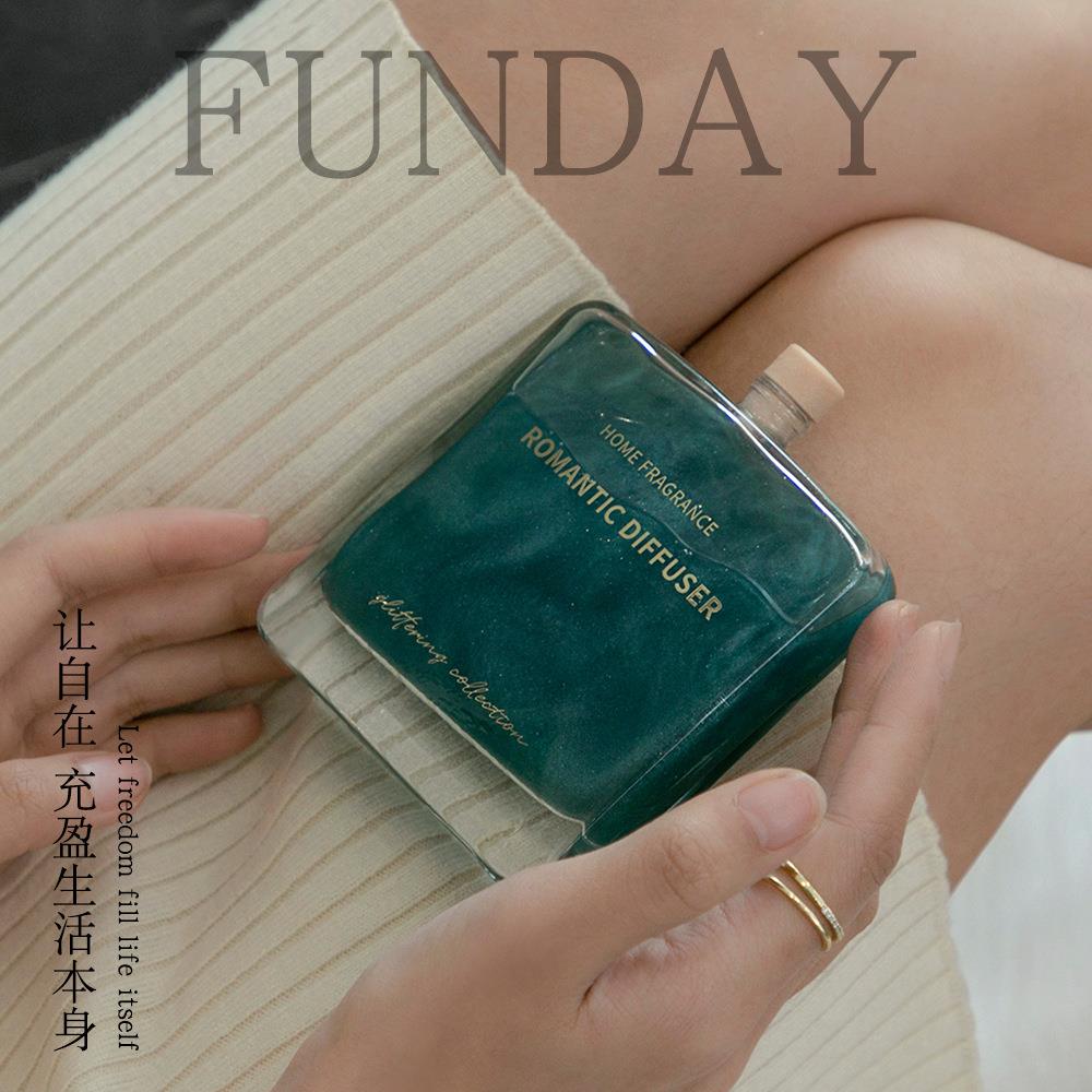 高级流沙金粉香水调植物精油家居摆件空气清新去异味香氛无火香薰