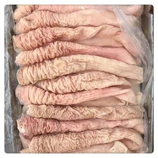 新鲜冷冻猪大肠头20斤箱 猪肠头 猪肥肠干净少油 饭店面馆食材