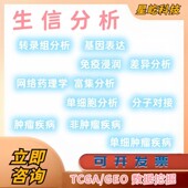 生信分析服务单细胞测序转录组学火山图绘制