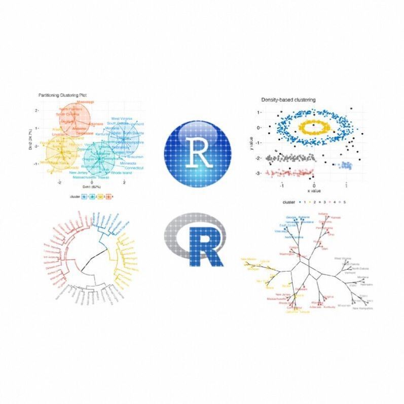 R语言代做 R聚类分析 K-means 层次聚类 密度模型聚类画图 R代做