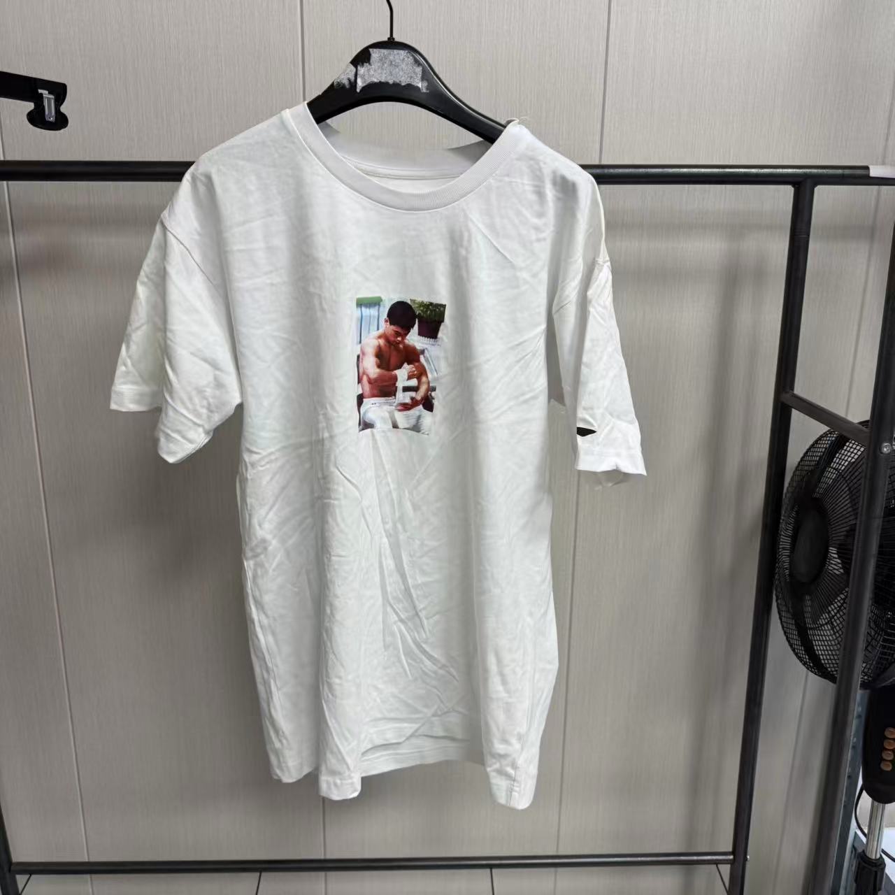 《购买前看详情B品》李宁夏季白色圆领百搭透气运动T恤AHSN737