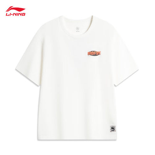 李宁男子反伍休闲T恤短袖