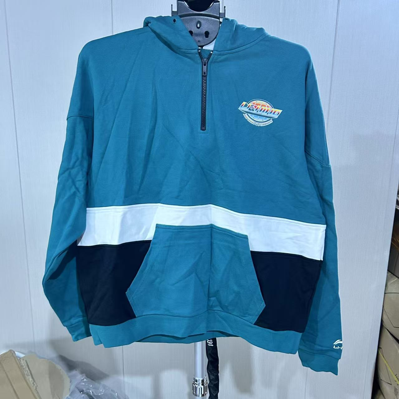 《购买前看详情B品》李宁运动卫衣男春季休闲舒适百搭上衣DDDD585