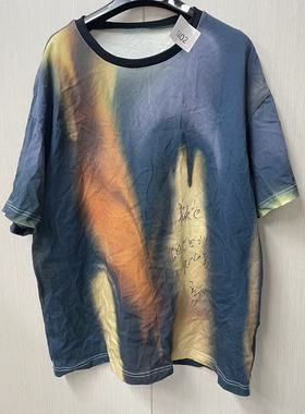 【B品瑕疵特价清仓】短袖夏季男女款休闲宽松T恤D8000-3088