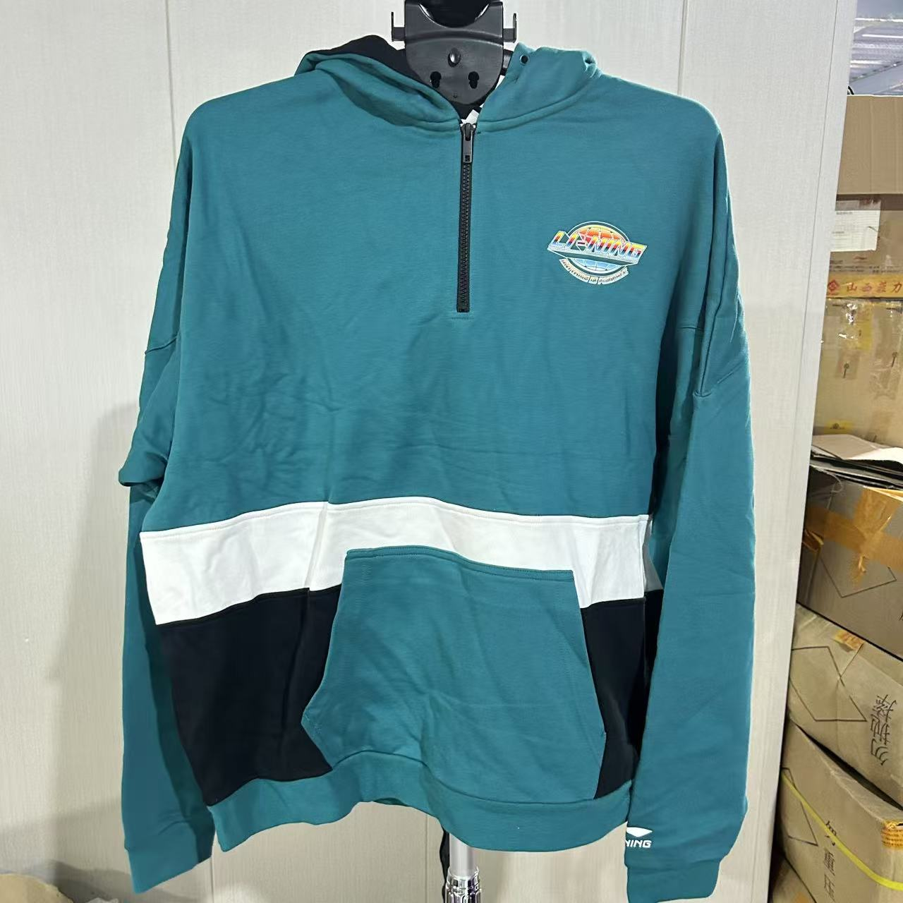 《购买前看详情B品》李宁运动卫衣男春季休闲舒适百搭上衣DDDD574