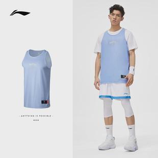 直播 反伍速干时尚 李宁无袖 新款 透气舒适T恤男AVST031 背心夏季