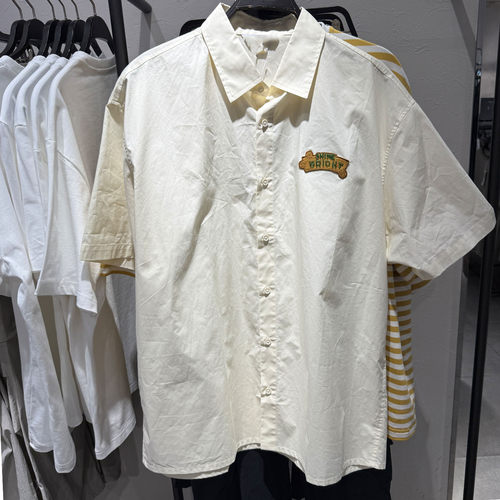 夏季新款男士印花短袖衬衫