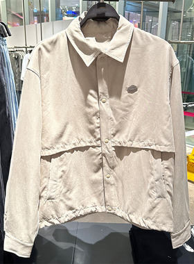 秋季新款时尚潮流拼接翻领休闲宽松男士夹克外套上衣UMY140001