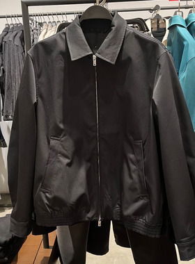 2026春季新款男款上衣休闲百搭宽松翻领纯色夹克男外套UMM1500005