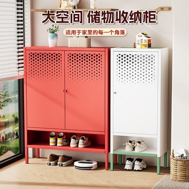 简约现代钢制多层鞋柜大容量鞋架