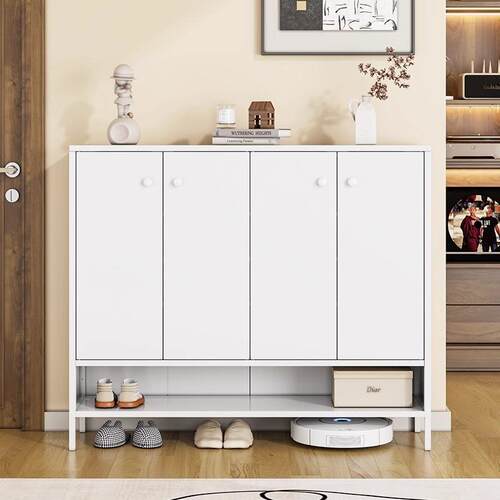 简约现代钢制鞋柜大容量收纳柜