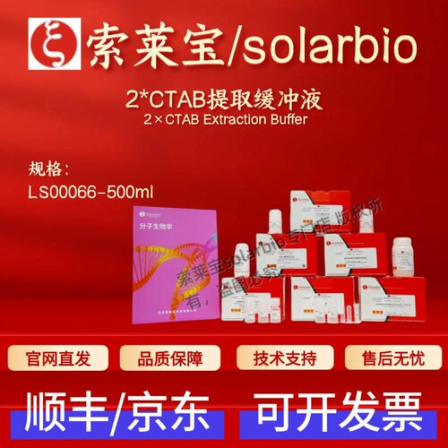 索莱宝 solarbio 2*CTAB提取缓冲液 LS00066 500ml 科研实验试剂