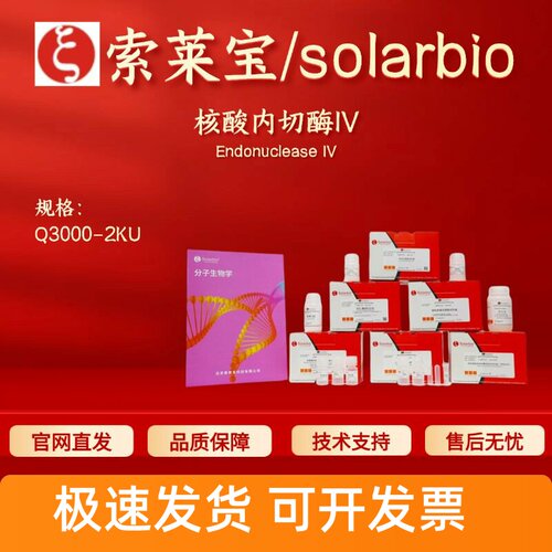 索莱宝 solarbio 核酸内切酶IV Q3000 2KU 科研实验 生物试剂