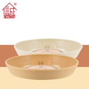 诚信加厚花盆陶土圆托盘