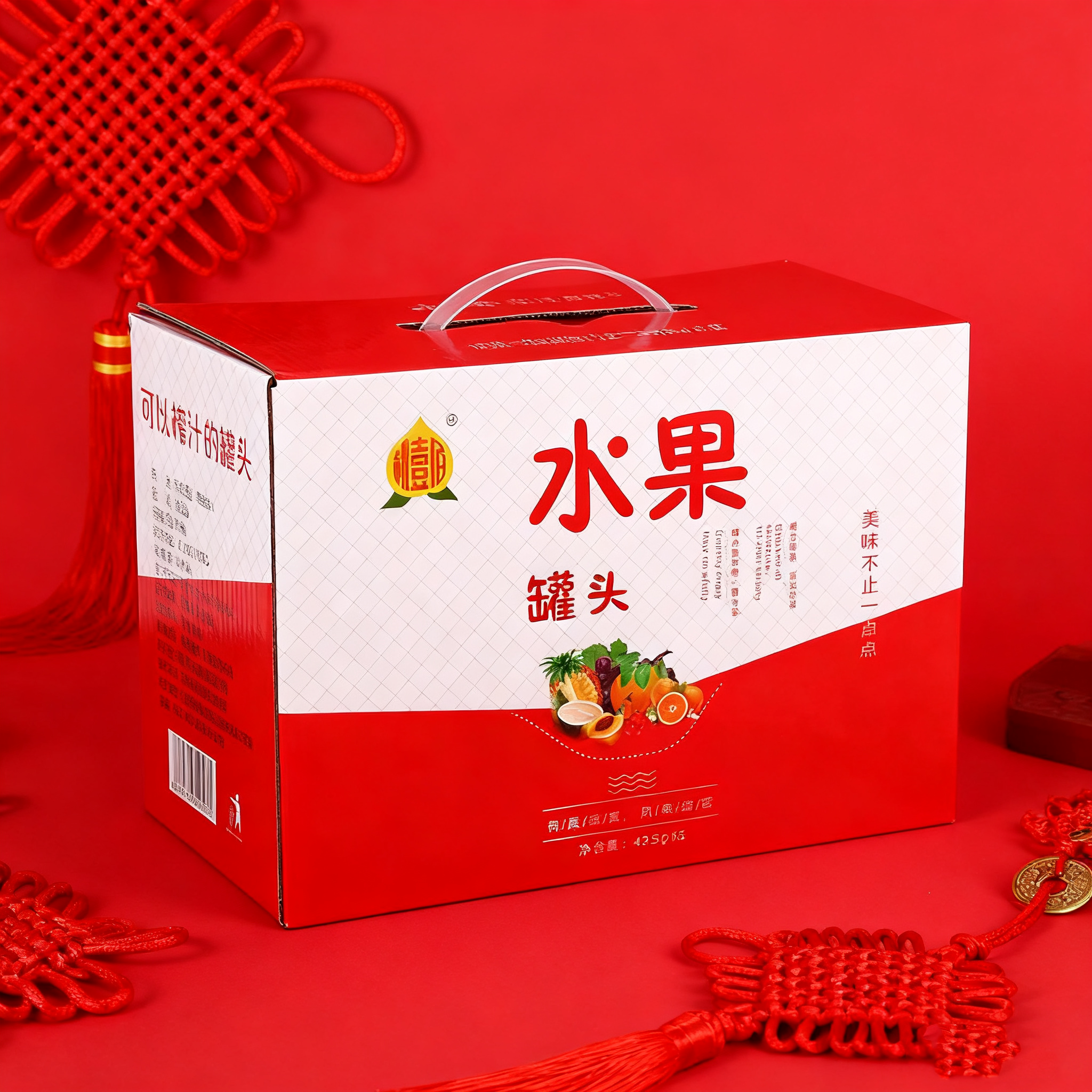 送礼水果罐头手提礼盒整箱