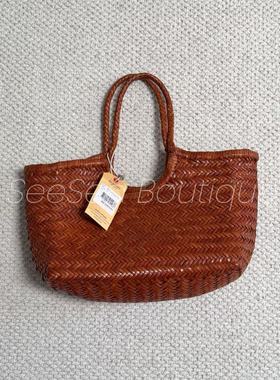 现货 Dragon Diffusion 手工编织单肩包 手拎包 手提包 8822